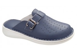 Saboti medicali dama din piele naturala bleu Med-Line RSY04BLEU